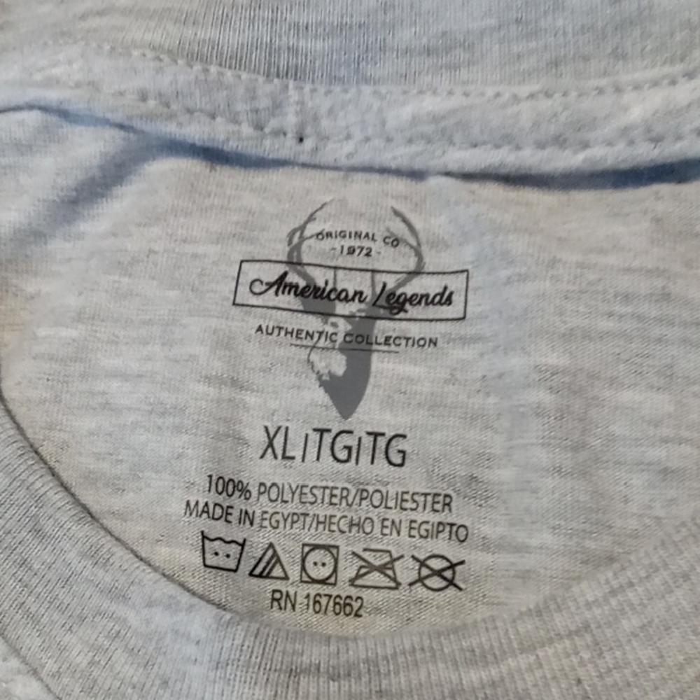 Live Free Gray Men's T-Shirt XL - Picture 3 of 4